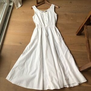 Vintage white A-line dress